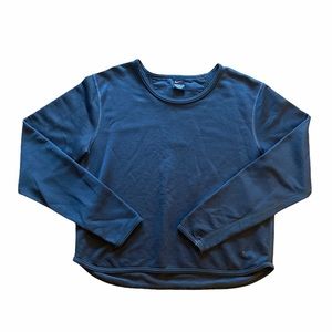 Nike Vintage Gray Pullover Crew Long Sleeve Shirt